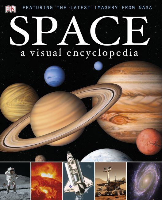 Space: A Visual Encyclopedia Hardback cover of Space: A Visual Encyclopedia