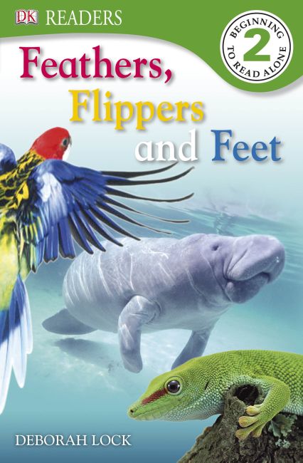 eBook cover of DK Readers: Feather, Flippers, and Feet