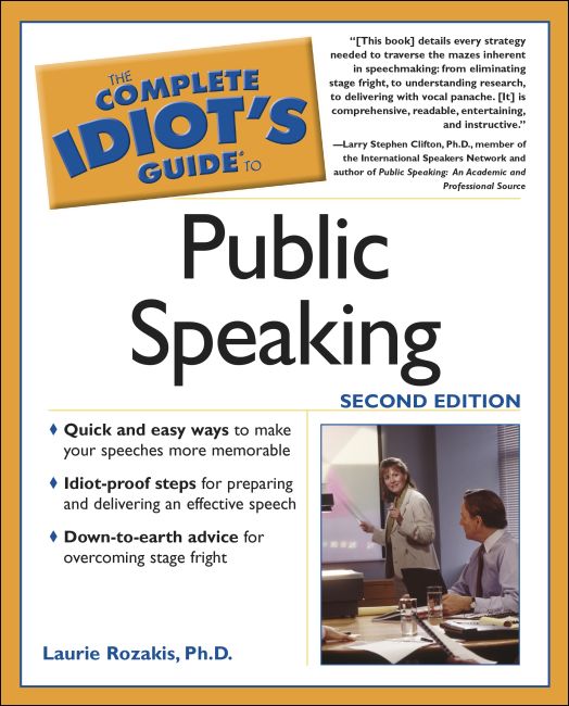 eBook cover of The Complete Idiot's Guide to Public Speaking: 2nd Edition