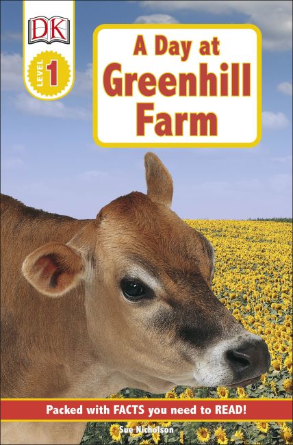 Paperback cover of DK Readers L1: A Day at Greenhill Farm