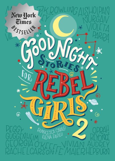 Hardback cover of Good Night Stories for Rebel Girls 2