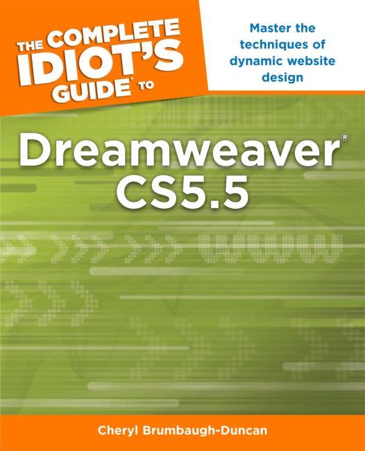 The Complete Idiot's Guide to Dreamweaver CS5.5 eBook cover of The Complete Idiot's Guide to Dreamweaver CS5.5