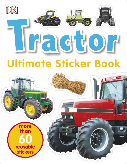 Paperback cover of Tractor Ultimate Sticker Book