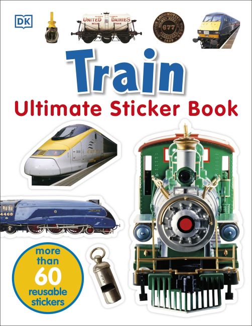 Paperback cover of Train Ultimate Sticker Book