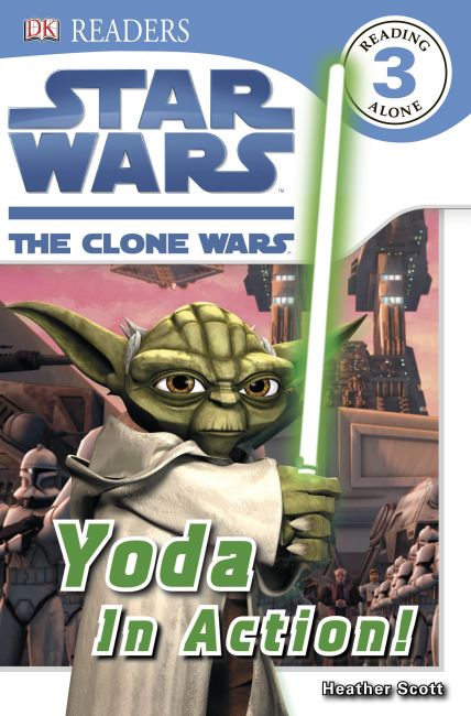 eBook cover of Star Wars Clone Wars Yoda in Action!