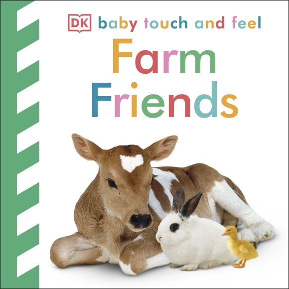 Board book cover of Baby Touch and Feel Farm Friends