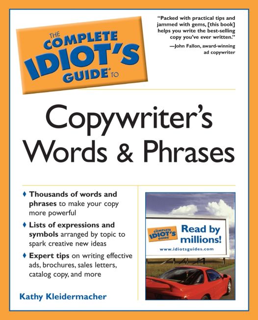 eBook cover of The Complete Idiot's Guide to Copywriter's Words And Phrases