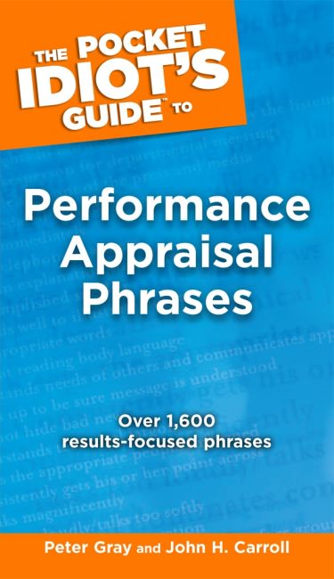 eBook cover of The Pocket Idiot's Guide to Performance Appraisal Phrases