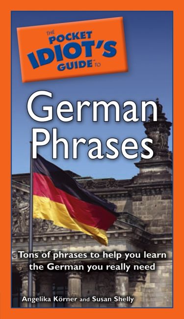 eBook cover of The Pocket Idiot's Guide to German Phrases