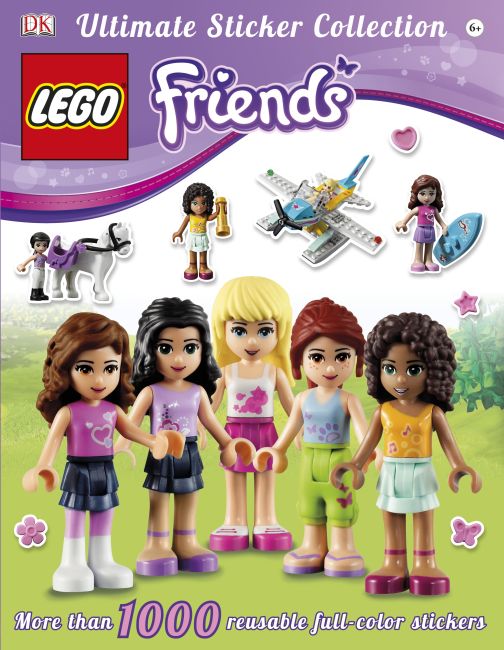 Paperback cover of Ultimate Sticker Collection: LEGO® Friends