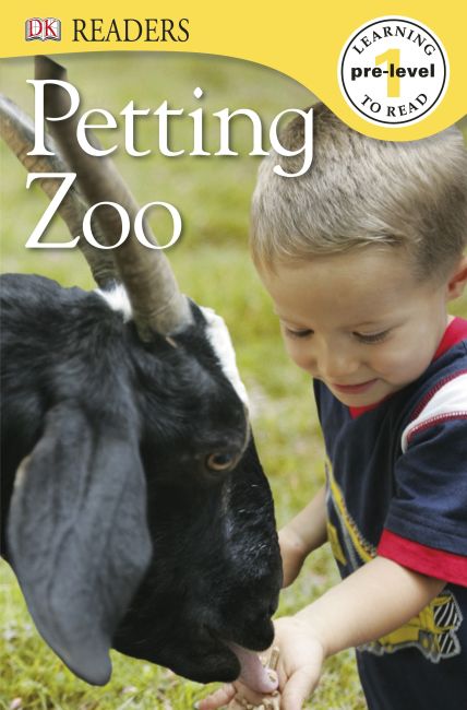 Paperback cover of DK Readers L0: Petting Zoo