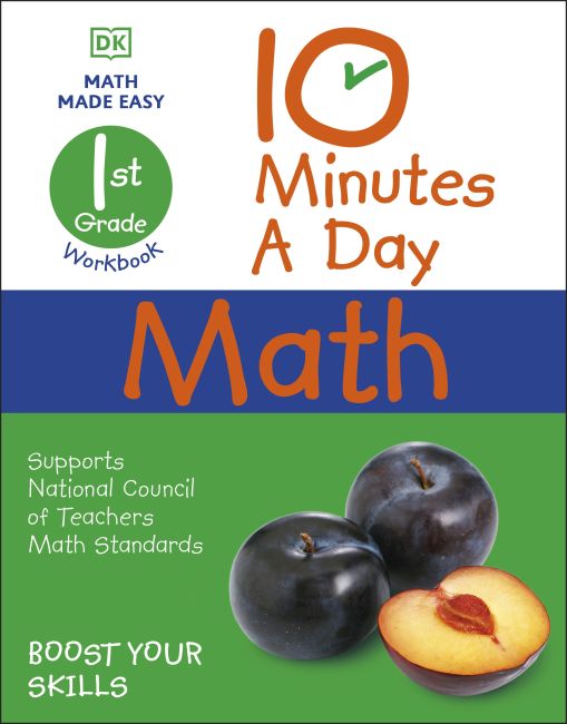 Paperback cover of 10 Minutes a Day: Math, First Grade