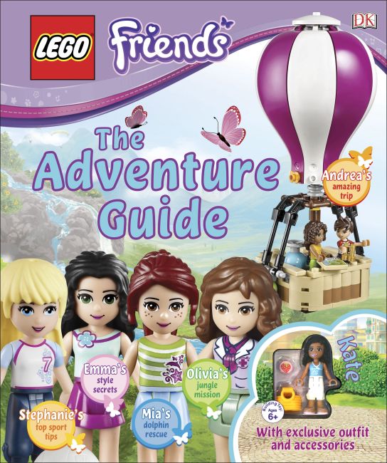 Hardback cover of LEGO FRIENDS: The Adventure Guide