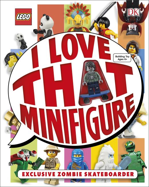 Hardback cover of LEGO: I Love That Minifigure