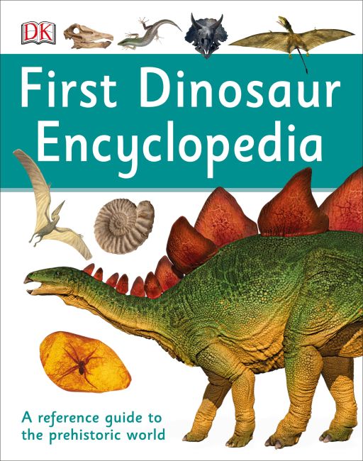 Hardback cover of First Dinosaur Encyclopedia