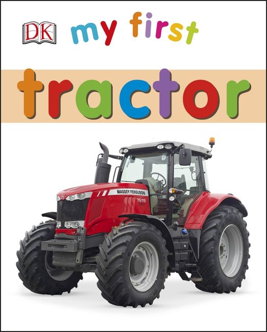 Board book cover of My First Tractor