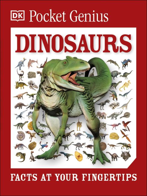 Paperback cover of Pocket Genius Dinosaurs