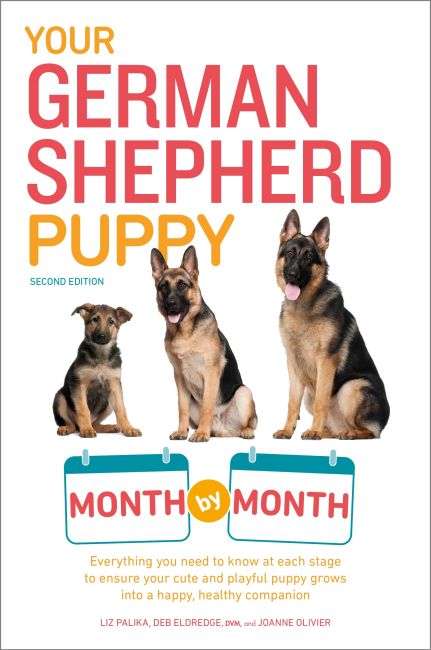 Paperback cover of Your German Shepherd Puppy Month by Month, 2nd Edition