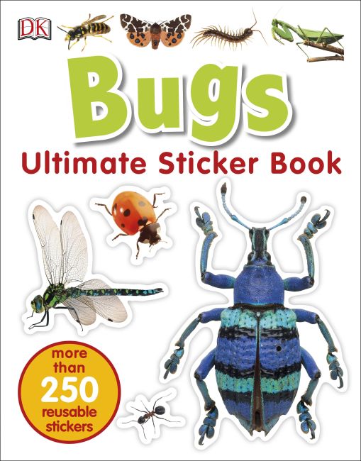 Paperback cover of Ultimate Sticker Book: Bugs