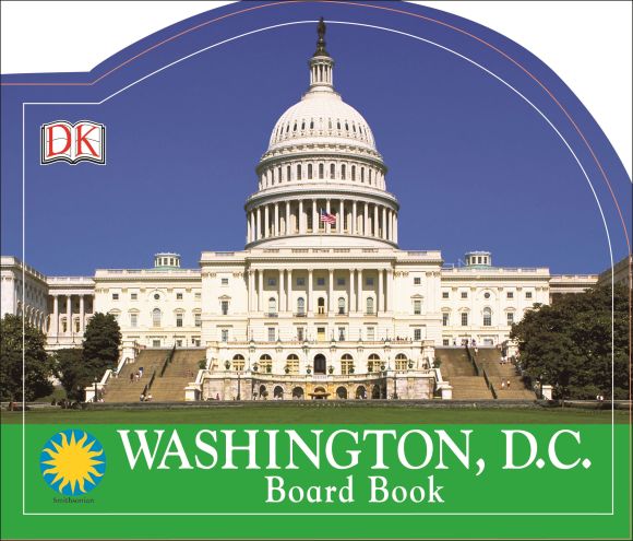 Board book cover of Washington, D.C.