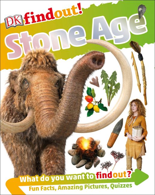 Paperback cover of DKfindout! Stone Age