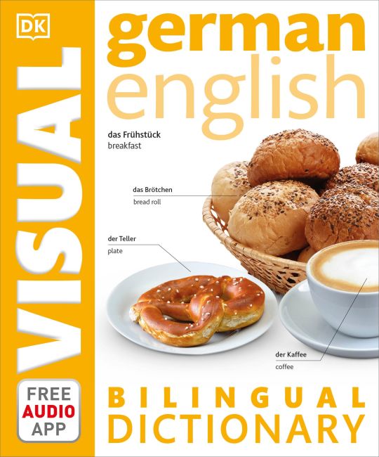 Paperback cover of German-English Bilingual Visual Dictionary