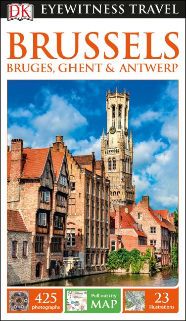 Flexibound cover of DK Eyewitness Brussels, Bruges, Ghent and Antwerp