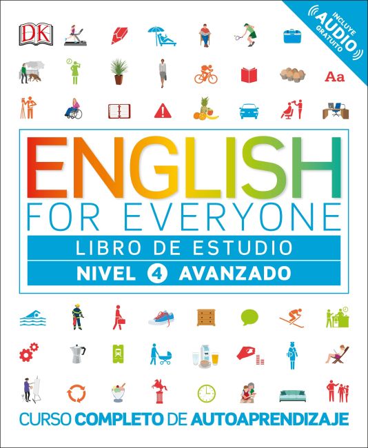 Flexibound cover of English for Everyone: Nivel 4: Avanzado, Libro de Estudio