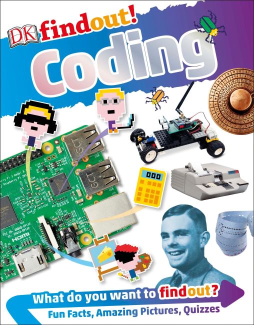 Paperback cover of DKfindout! Coding
