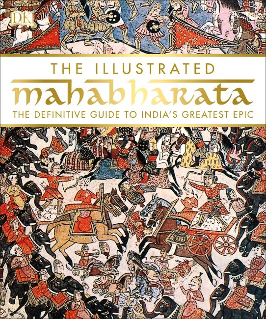 Hardback cover of The Illustrated Mahabharata