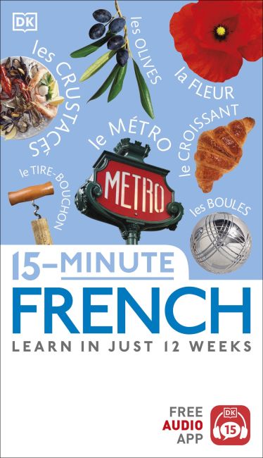 15 Minute French Paperback cover of 15 Minute French