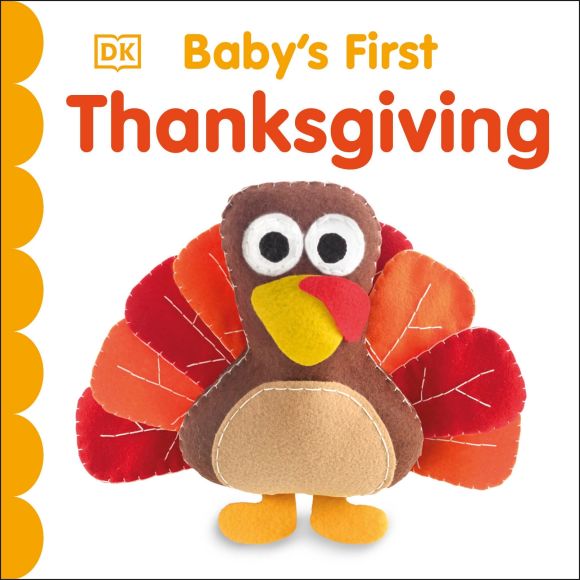 Board book cover of Baby's First Thanksgiving