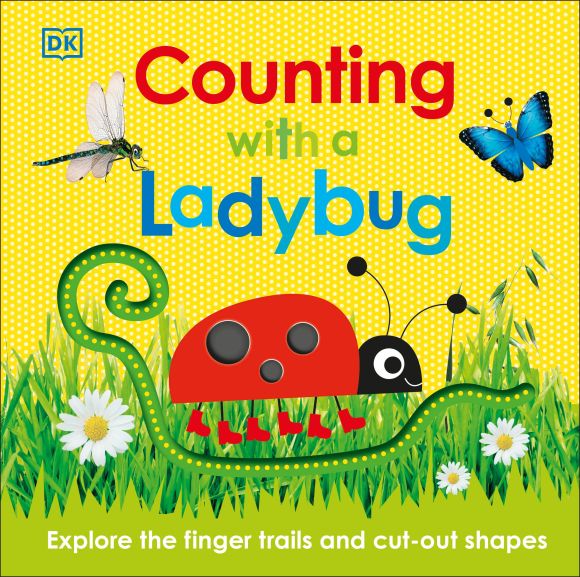 Board book cover of Counting with a Ladybug