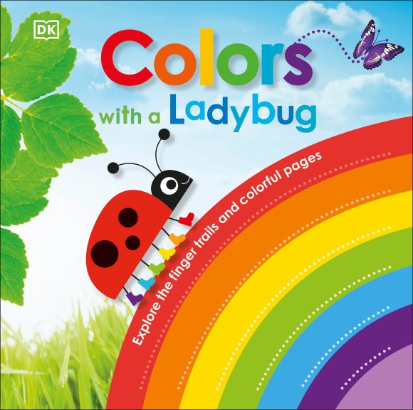 Board book cover of Colors with Ladybug