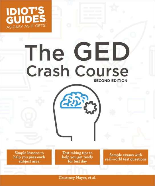 Paperback cover of The GED Crash Course, 2E