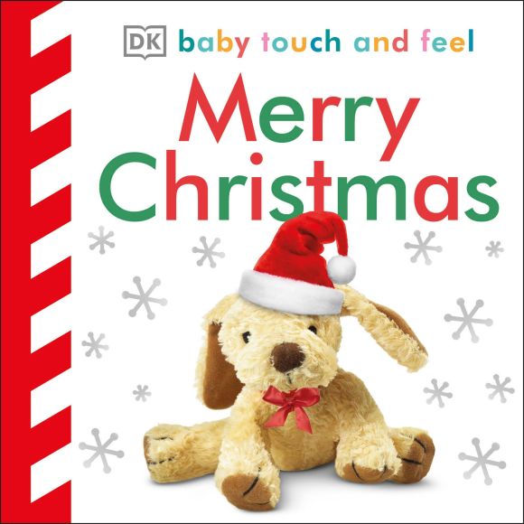 Board book cover of Baby Touch and Feel Merry Christmas