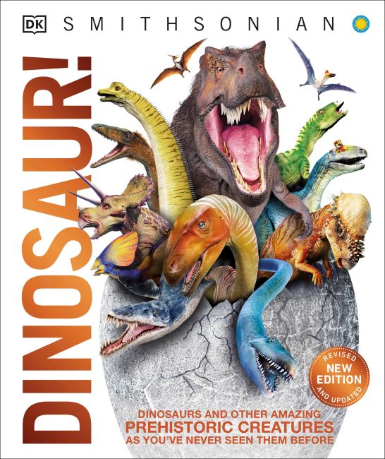 Hardback cover of Knowledge Encyclopedia Dinosaur!