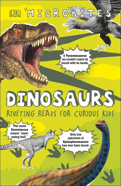 Paperback cover of Microbites: Dinosaurs