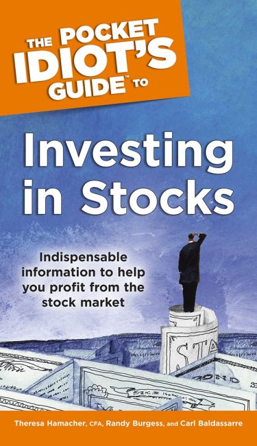 Paperback cover of The Pocket Idiot's Guide to Investing in Stocks