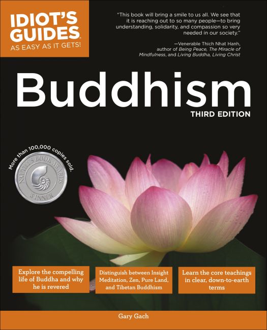 Paperback cover of Idiot's Guides: Buddhism, 3rd Edition