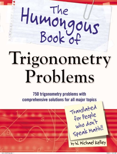 Paperback cover of The Humongous Book of Trigonometry Problems