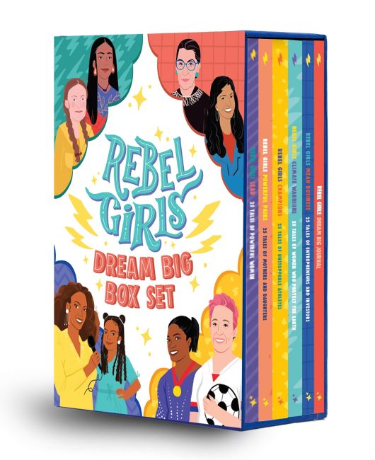 Slipcase cover of Rebel Girls Dream Big Box Set