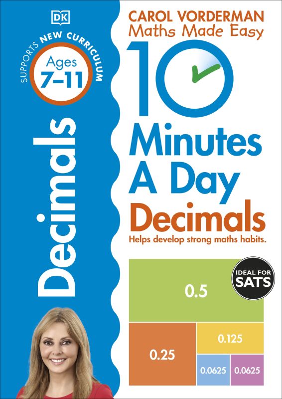 10 Minutes A Day Decimals, Ages 7-11 (Key Stage 2) cover