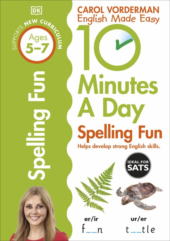 10 Minutes A Day Spelling Fun, Ages 5-7 (Key Stage 1) cover