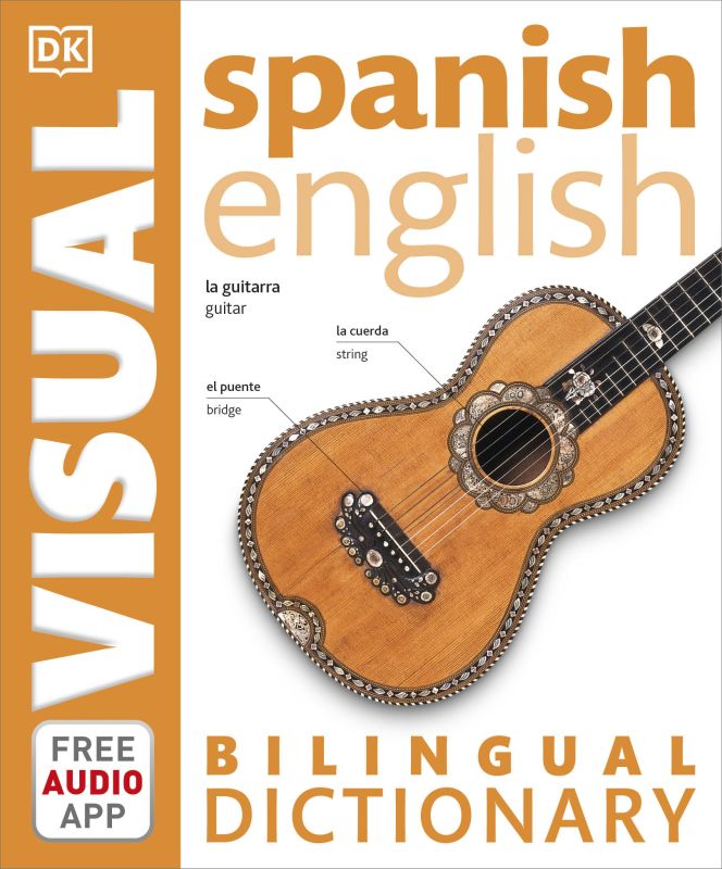 Spanish-English Bilingual Visual Dictionary with Free Audio App cover