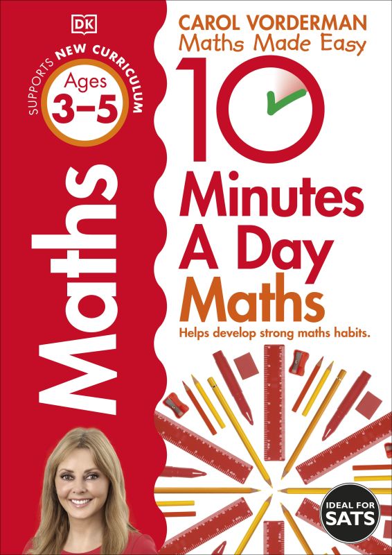 10 Minutes A Day Maths, Ages 3-5 (Preschool) cover