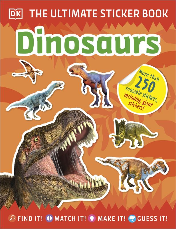 Ultimate Sticker Book Dinosaurs cover