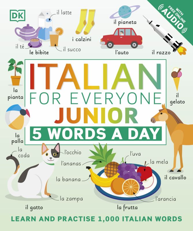Italian for Everyone Junior 5 Words a Day cover