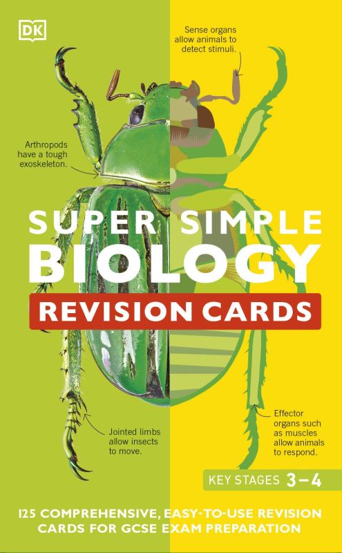 Super Simple Biology Revision Cards Key Stages 3 and 4 cover