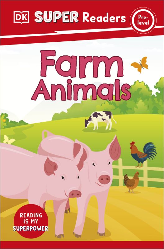 DK Super Readers Pre-Level Farm Animals cover